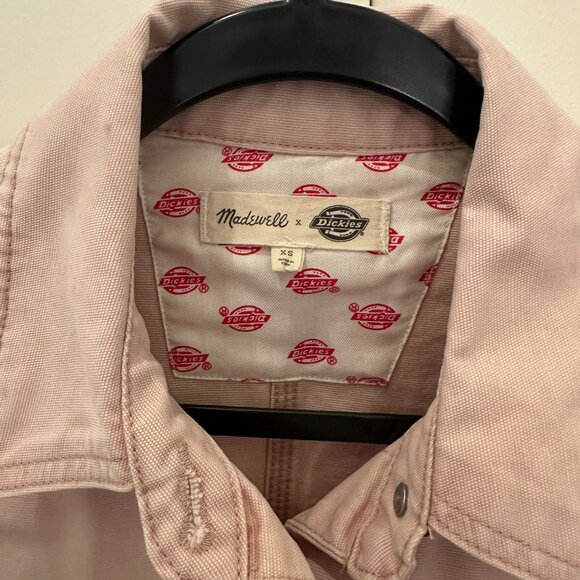 Madewell x Dickies Pink Jean Jacket - Picture 2 of 5